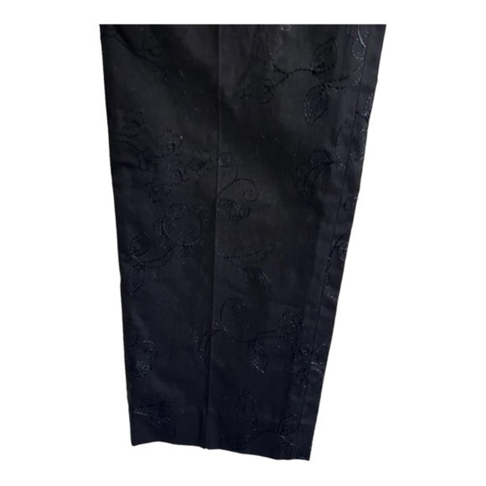 Como Sport Casual Embroidered Pant Size 4 - Picture 8 of 8